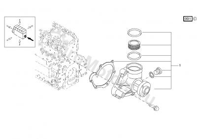 02937456 Насос водяной Вид 2 02937456 Насос водяной Вид 2