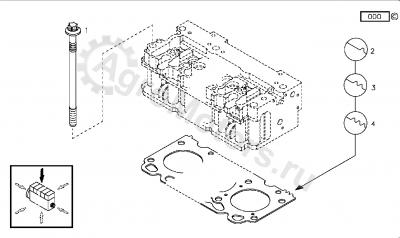 04176490 Прокладка головки блока цилиндров  Вид 1
