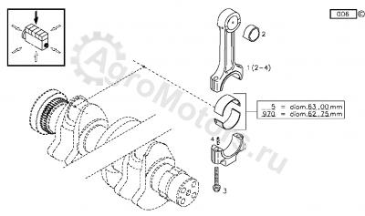 04250012 Втулка шатуна Вид 2