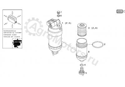 02113159 Топливный фильтр Вид 2