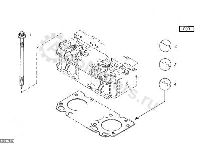 04176102 Прокладка головки блока цилиндров  Вид 1