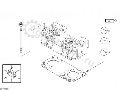 04176118 Прокладка головки блока цилиндров  Вид 1