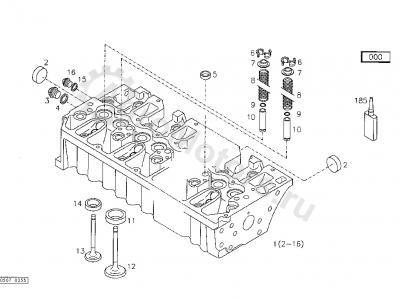 04201238 Направляющая клапана Вид 2