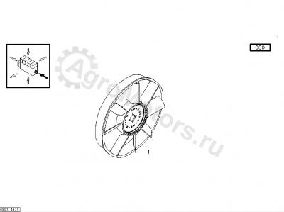 04253380 Вентилятор Вид 1 04253380 Вентилятор Вид 1