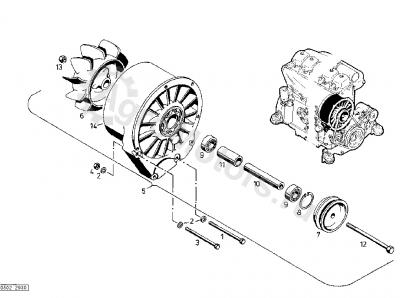 02233420 Вентилятор охлаждающий Вид 2