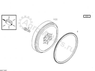 04176379 Венец маховика  Вид 1