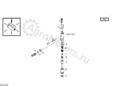 04175189 Форсунка топливная Вид 1