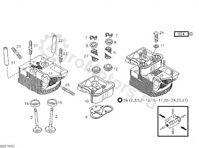 04240777 Клапан впускной Вид 1 04240777 Клапан впускной Вид 1