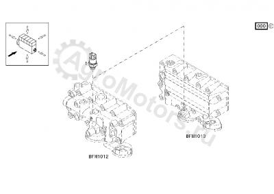 01182798 Датчик давления масла Вид 1