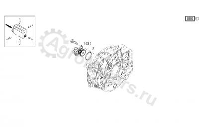04909040 Насос топливный Вид 2 04909040 Насос топливный Вид 2