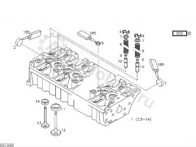 04255259 ГБЦ в сборе Вид 2