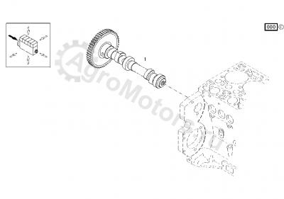 04501562 Распредвал Вид 1