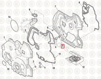 1820907C2 Кольцо уплотнительное Вид 1 1820907C2 Кольцо уплотнительное Вид 1
