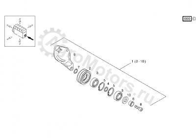 04299965 Натяжитель ремня Вид 1