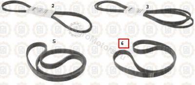 CUM3289659 Ремень привода вентилятора Вид 1