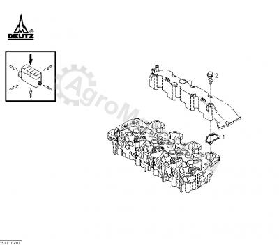 04900310 Прокладка впускного коллектора Вид 2