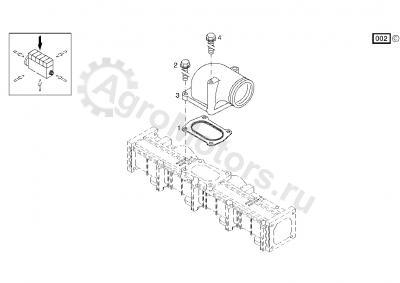 6005026411 Колено воздушное Вид 1