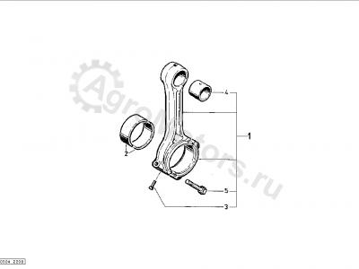 04150450 Шатун Вид 2