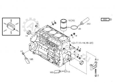 04257081 Втулка распредвала Вид 2 04257081 Втулка распредвала Вид 2