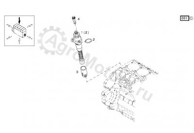04290358 Толкатель роликовый Вид 1