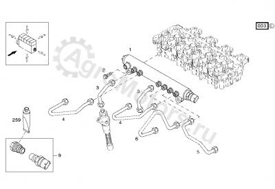 04904942 Трубка высокого давления Вид 1