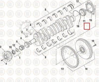 1817867C92 Уплотнение заднее Вид 2