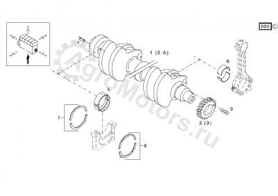 6005030041 Полукольца упорные Вид 1 6005030041 Полукольца упорные Вид 1