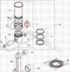 1842115C1 Кольцо уплотнительное гильзы