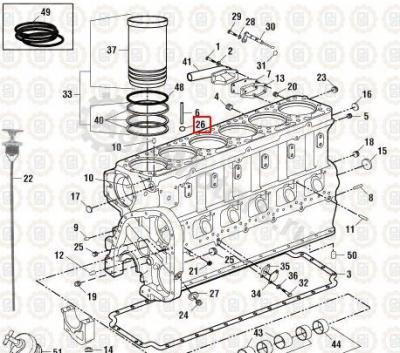 CUM156545 Уплотнение Вид 1