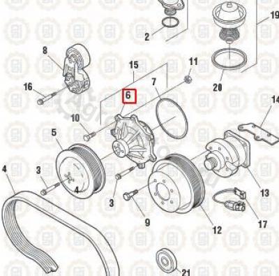 NAV673162C94 Водяной насос Вид 1