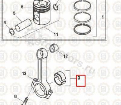 NAV1833381C91 Вкладыш Вид 1