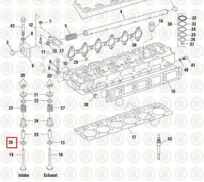 NAV1827121C2 Седло впускного клапана Вид 1