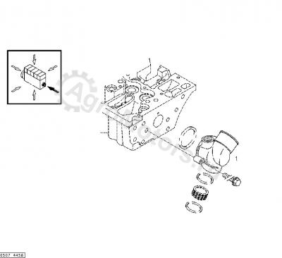 20405688 Корпус термостата Вид 1
