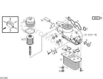 02931094 Фильтр маслянный Вид 1