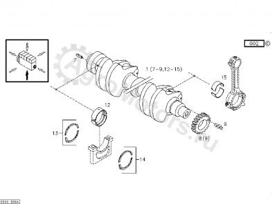 6005030036 Упорное полукольцо Вид 1
