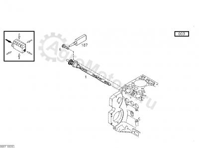 02112512 Рейка топливная Вид 2 02112512 Рейка топливная Вид 2