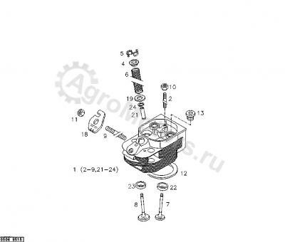 04232118 ГБЦ Вид 1