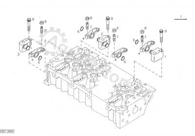 0019924730 Стойка коромысла Вид 1