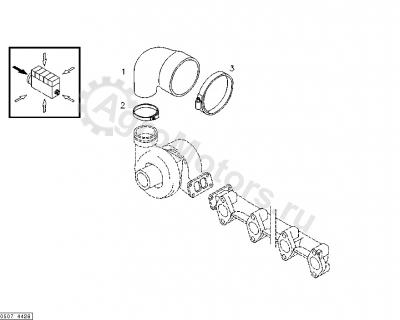 04253378 ПАТРУБОК Вид 1