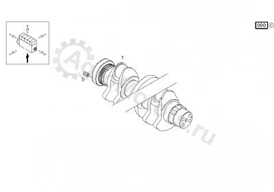 04502706 Коленвал Вид 2