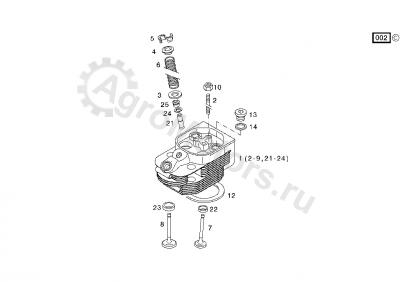 04232889 Головка Блока Цилиндров Вид 1