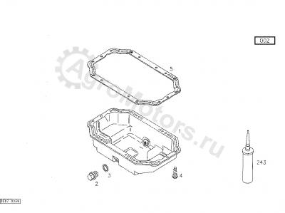 04204459 Прокладка поддона Вид 2