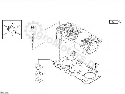 04201561 Прокладка ГБЦ металл Вид 2