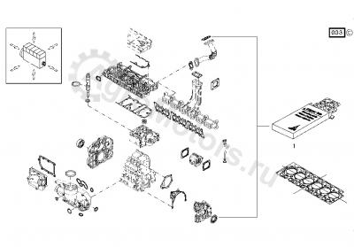 02937590 НАБОР ПРОКЛАДОК Вид 1 02937590 НАБОР ПРОКЛАДОК Вид 1