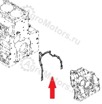 04294952 Прокладка маслонасоса металл Вид 2