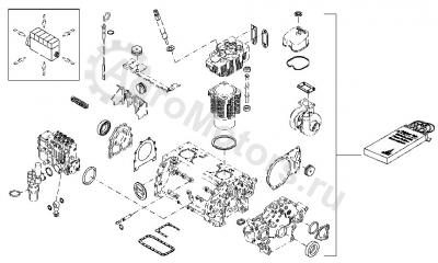 F214202210280 НАБОР ПРОКЛАДОК Вид 1