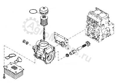 04905483 Масляный охладитель Вид 2