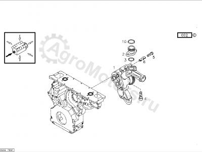 04223422 Насос масляный Вид 1 04223422 Насос масляный Вид 1