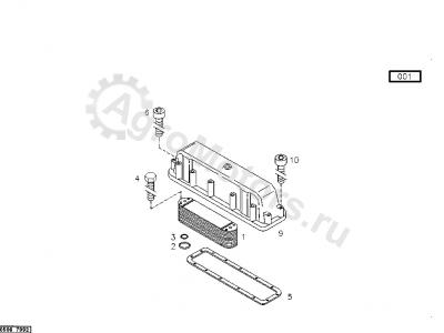 04262819 Радиатор масляный Вид 1