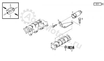 01180953 Клапан электромагнитный Вид 1 01180953 Клапан электромагнитный Вид 1